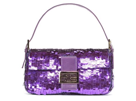 fendi baguette purple sequin|fendi korea baguette bag.